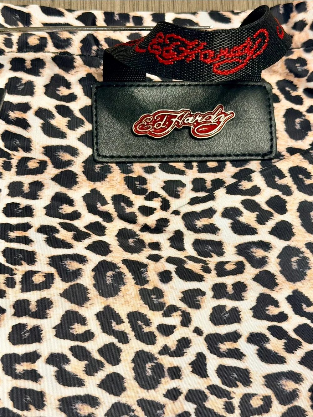 Ed Hardy Eternal Love Leopard Backpack NWT Y2K